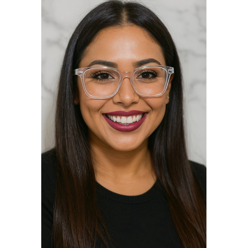 Óculos Para Perto Modelo Quadrado Transparente Modelo Sofisticado em Oferta na Shopee