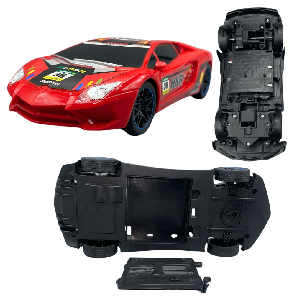 Chassi Carrinho Rc Projetos Robótica Carro Base Com Direção