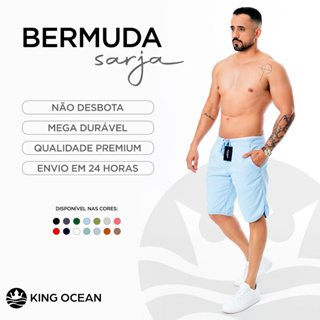 Bermuda Sarja Masculina Premium em Oferta na Shopee
