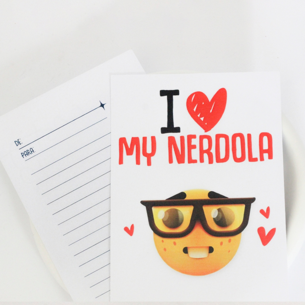 Cartão Presente I Love My Nerdola | Eu Amo Meu Nerdola
