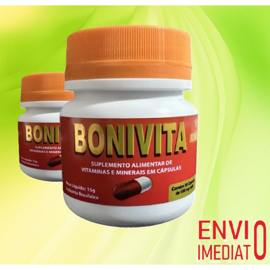 Bonivita Natural kit 2 potes com 30 Caps