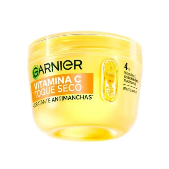 Hidratante Facial Toque Seco Vitamina C Antimanchas 85g Garnier em Oferta na Shopee