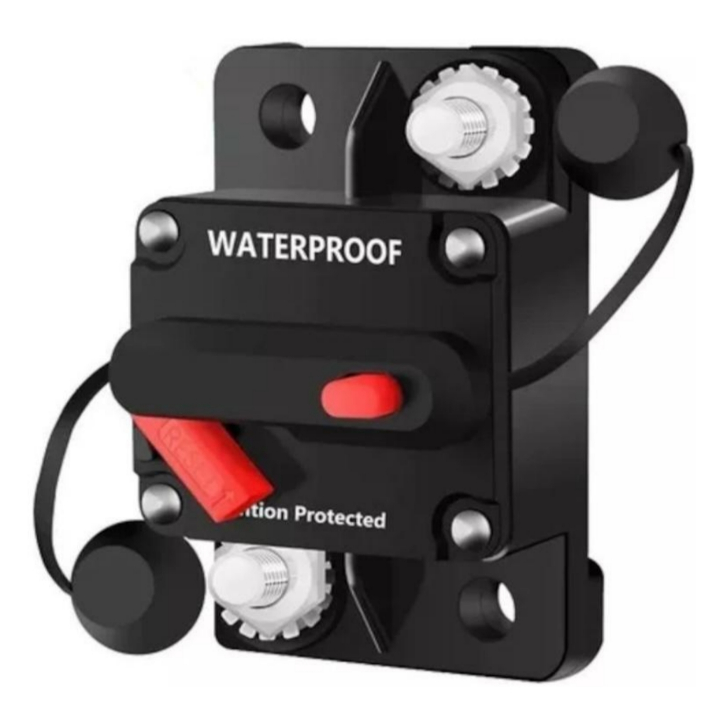 Disjuntor a Prova d´água Nautico Automático 100a Barcos Lancha Guincho Utv