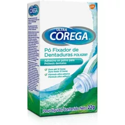 Pó Fixador Corega de Dentaduras Ultra Pó 22g