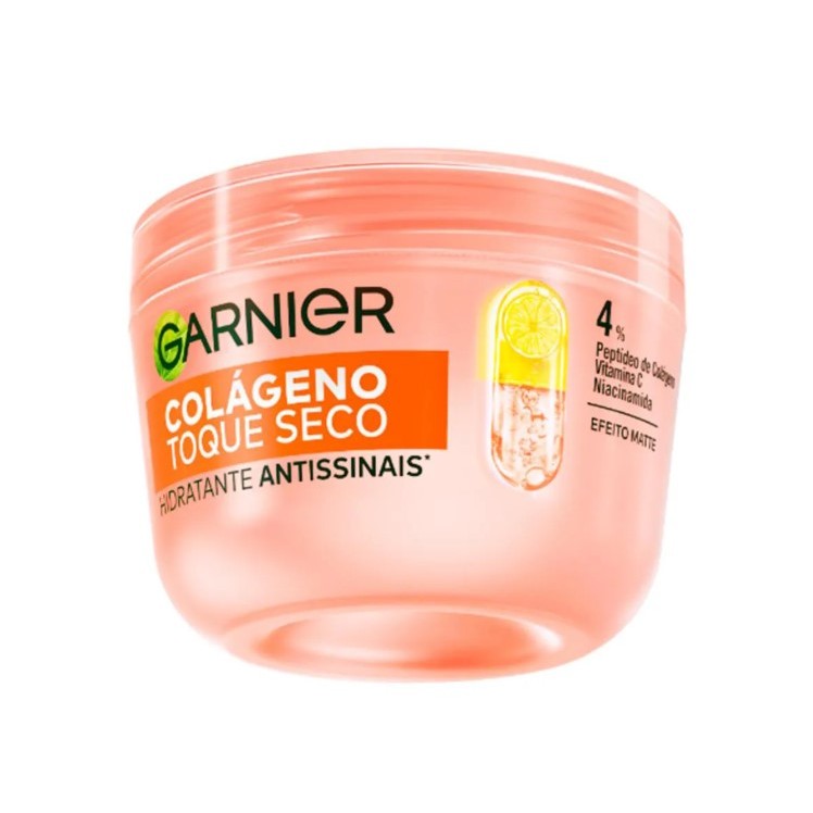 Hidratante Facial Toque Seco Colágeno Antissinais 85g Garnier em Oferta na Shopee