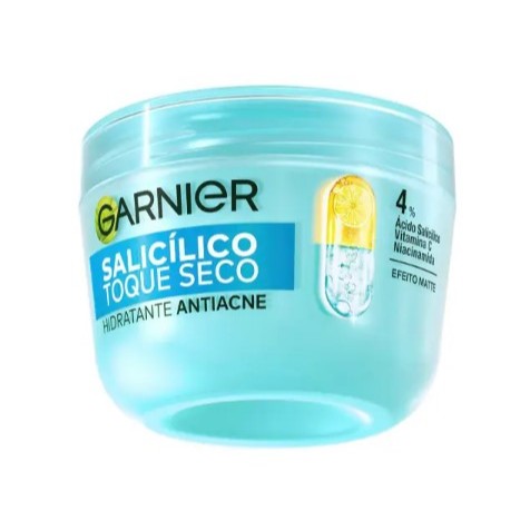 Hidratante Facial Toque Seco Salicílico Antiacne 85g Garnier em Oferta na Shopee