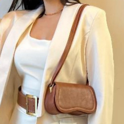 Bolsa Pequena Feminina De Ombro Tiracolo de Couro Preto Moderna Estilosa Alça Ajustavél em Oferta na Shopee