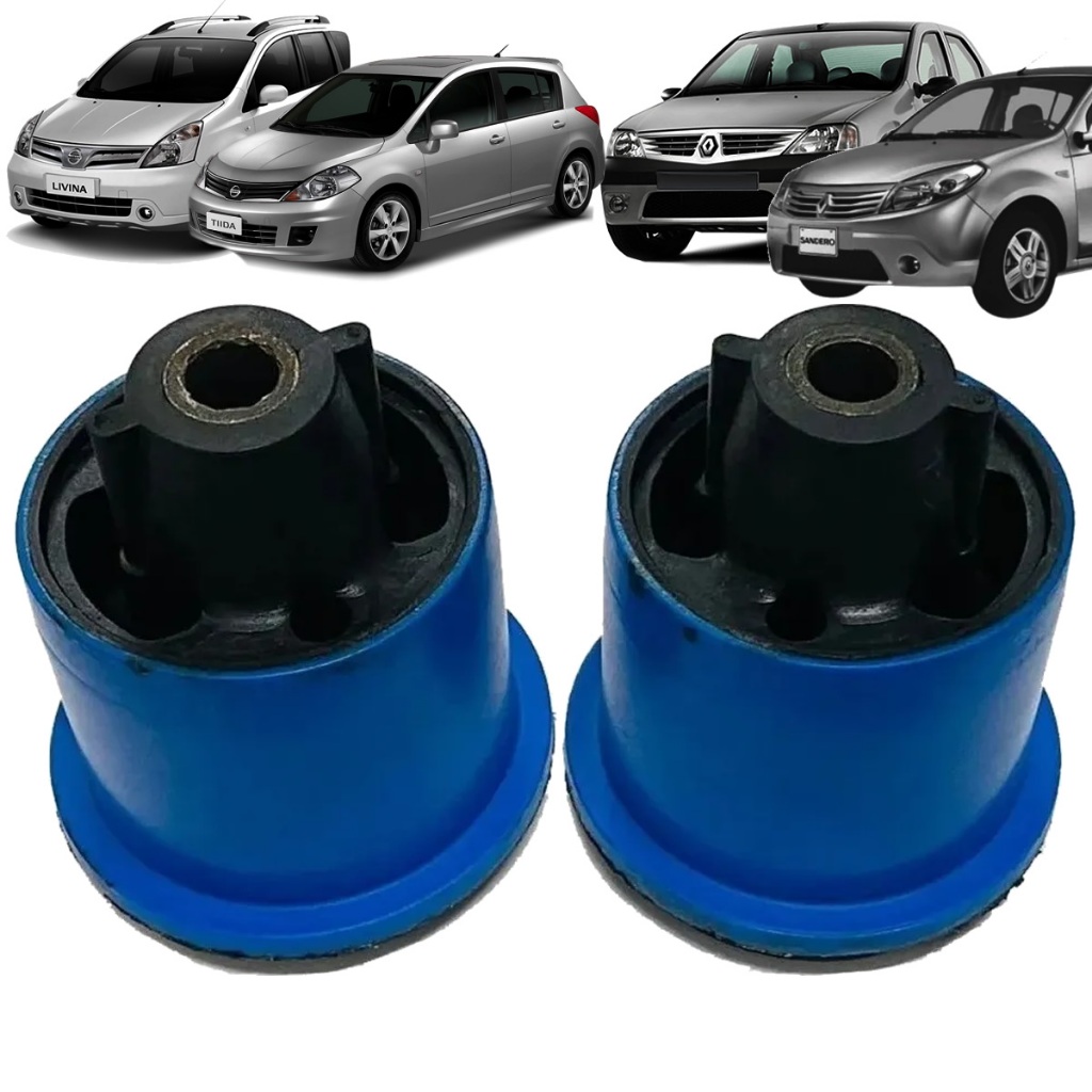 Par Bucha Eixo Traseiro Renault Logan / Sandero / Megane / March / Livina / Tiida Marca RPF com NFe em Oferta na Shopee