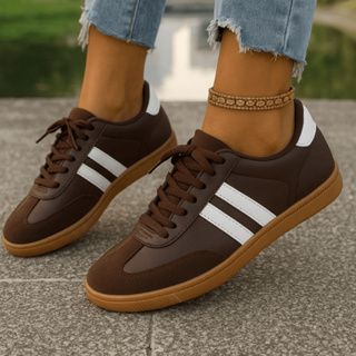 Tênis Feminino Samba Casual Urbano Leve Macio Confortável Tendência Moda em Oferta na Shopee