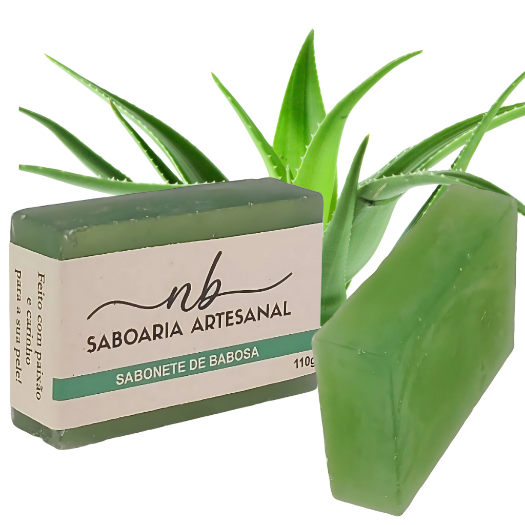 Sabonete Anti acne Babosa Artesanal Retira Manchas do Rosto