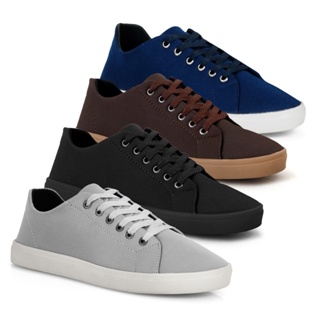 Sapatenis Masculino Kit 4 Pares Tenis Casual Confortavel Leve Macio Versatil Moda Dia a Dia Estilo em Oferta na Shopee