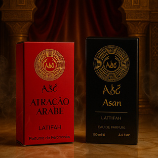 Kit 2 Perfumes  Atração Árabe e Asan Árabe 100ml cada em Oferta na Shopee