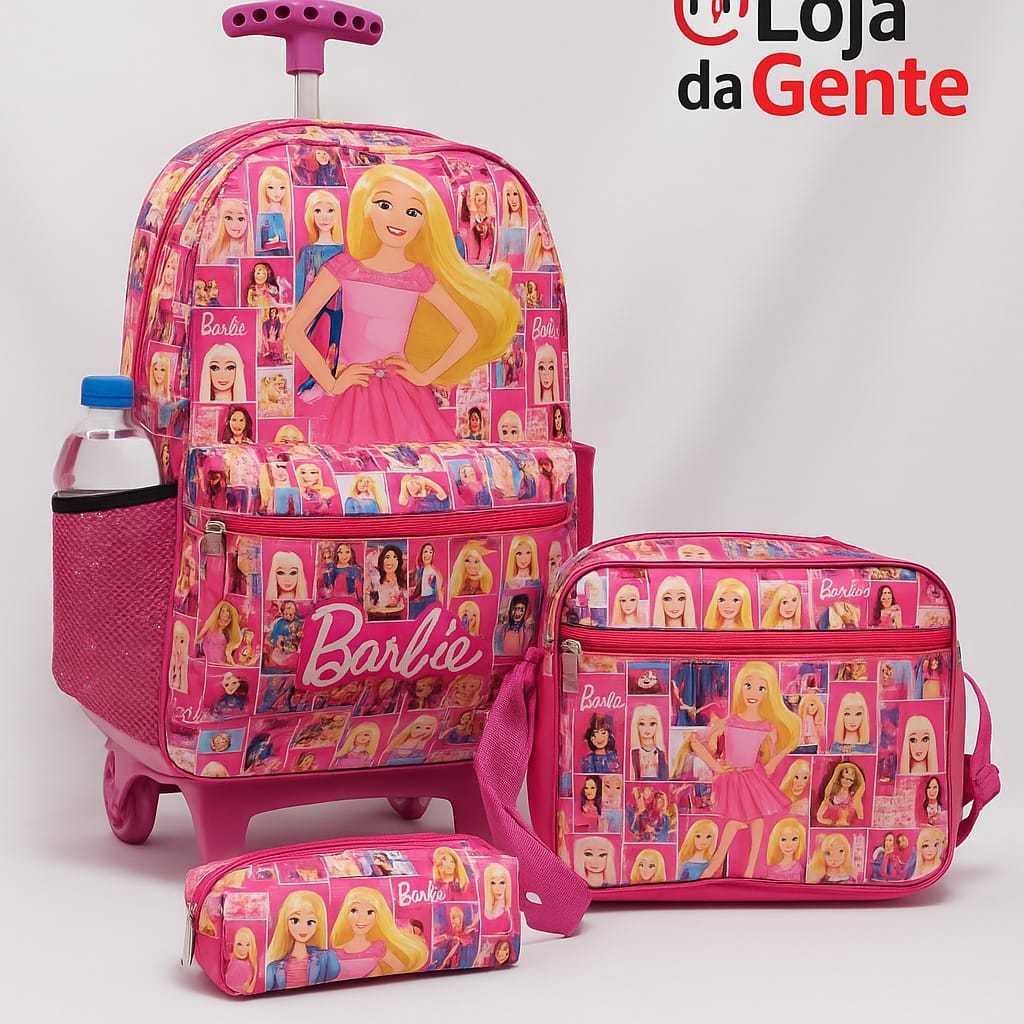Mochila Rodinhas Infantil Barbie: Onde Comprar | BuscaProdutos