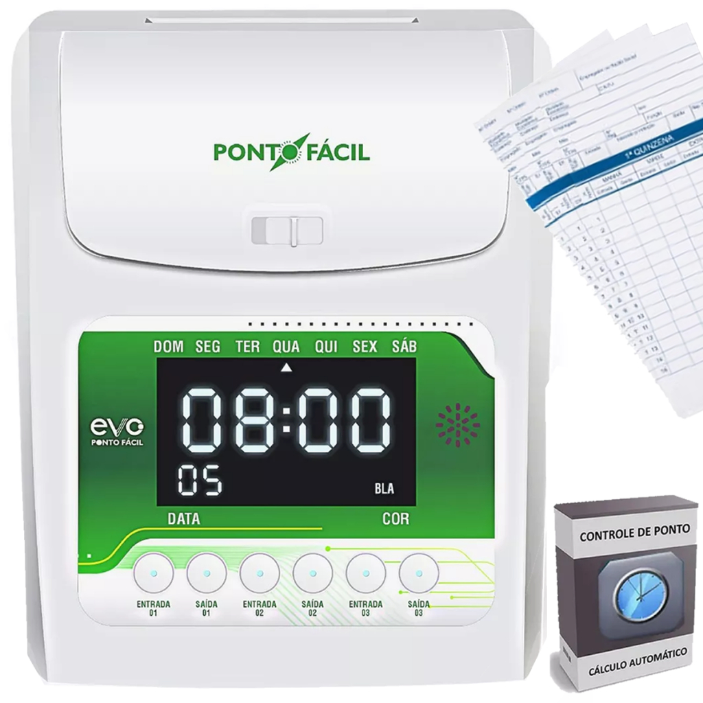 Combo Cartao Ponto Evo Ponto Facil Cartográfico + Chapeira Nf