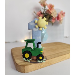 Vela Fazendinha Azul em Oferta na Shopee