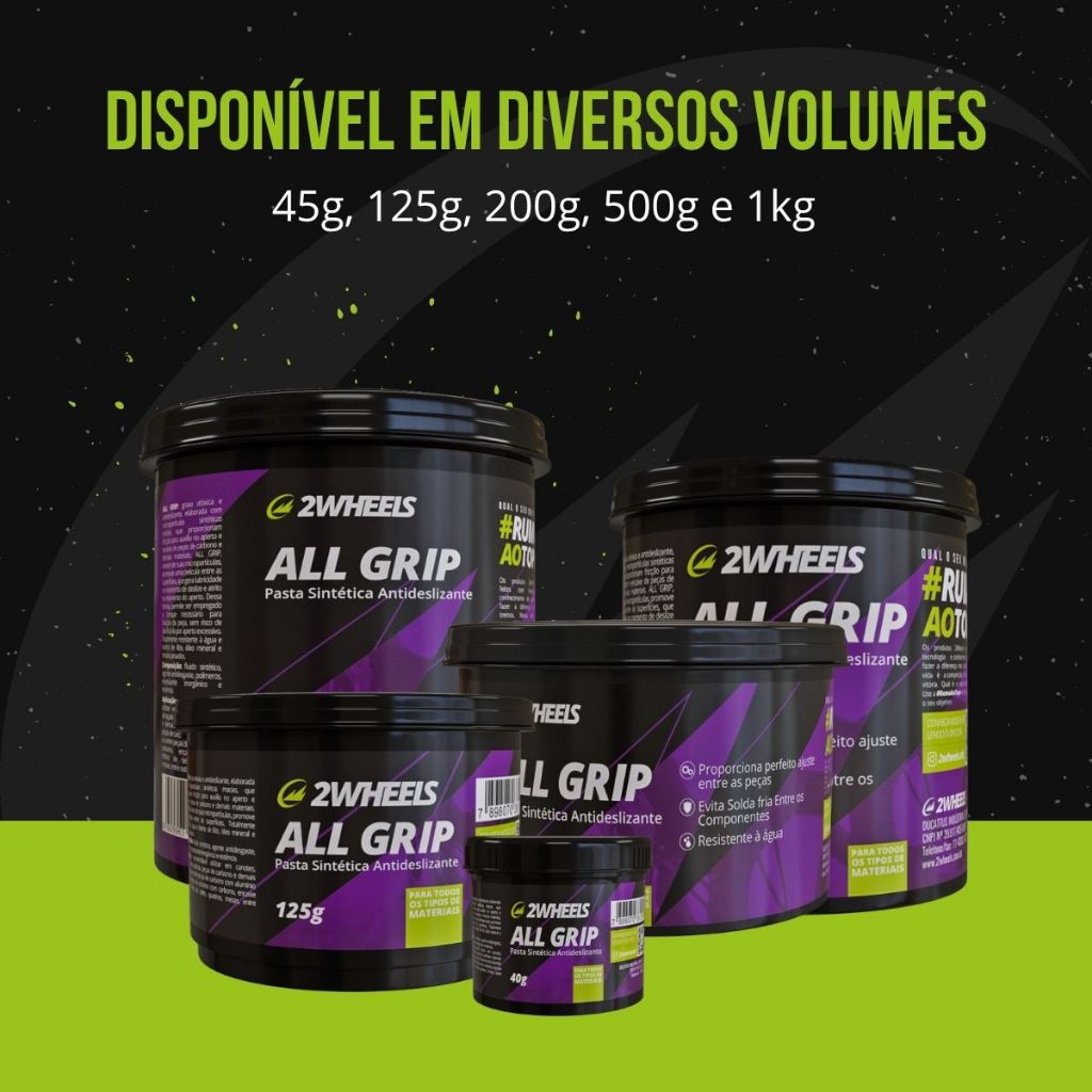 Graxa de Bicicleta Antideslizante E Atóxica All Grip 2wheels 40g