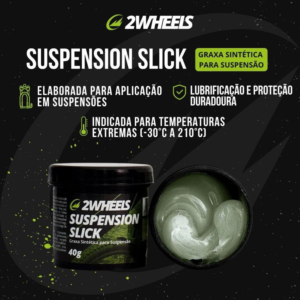Graxa Sintética Suspensão De Bike Bicicleta 2wheels 40g — imagem 2 de 2