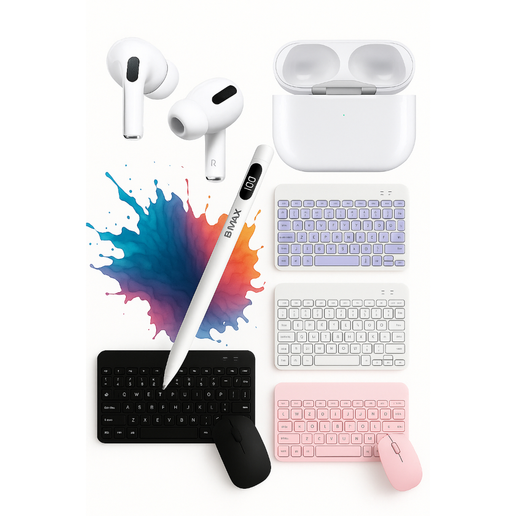 Kit Mouse Teclado Sem Fio Bluetooth Tablet Notebook em Oferta na Shopee