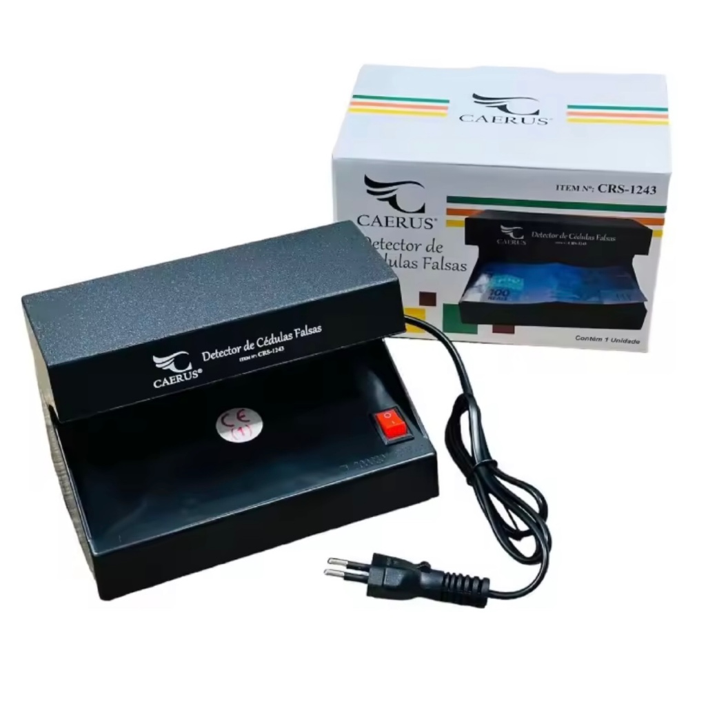 Detector De Cédulas Falsas Mini Máquina De Tomada
