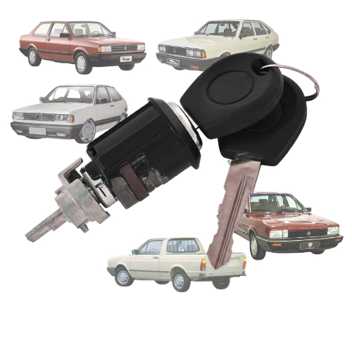 Cilindro de Ignição Miolo Chave Gol Quadrado Parati Saveiro Santana Passat Voyage 1989 1990 91 92 +