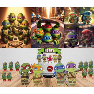 Kit Festa Tartaruga Ninja em Oferta na Shopee