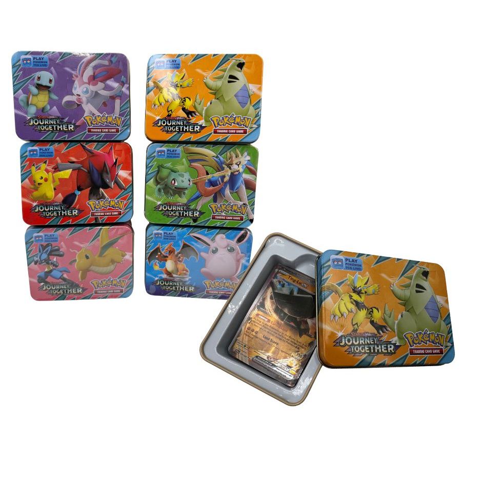 Kit 40 Cards Pokemon Cartas, cartinhas Caixa Metalizada em Oferta na Shopee
