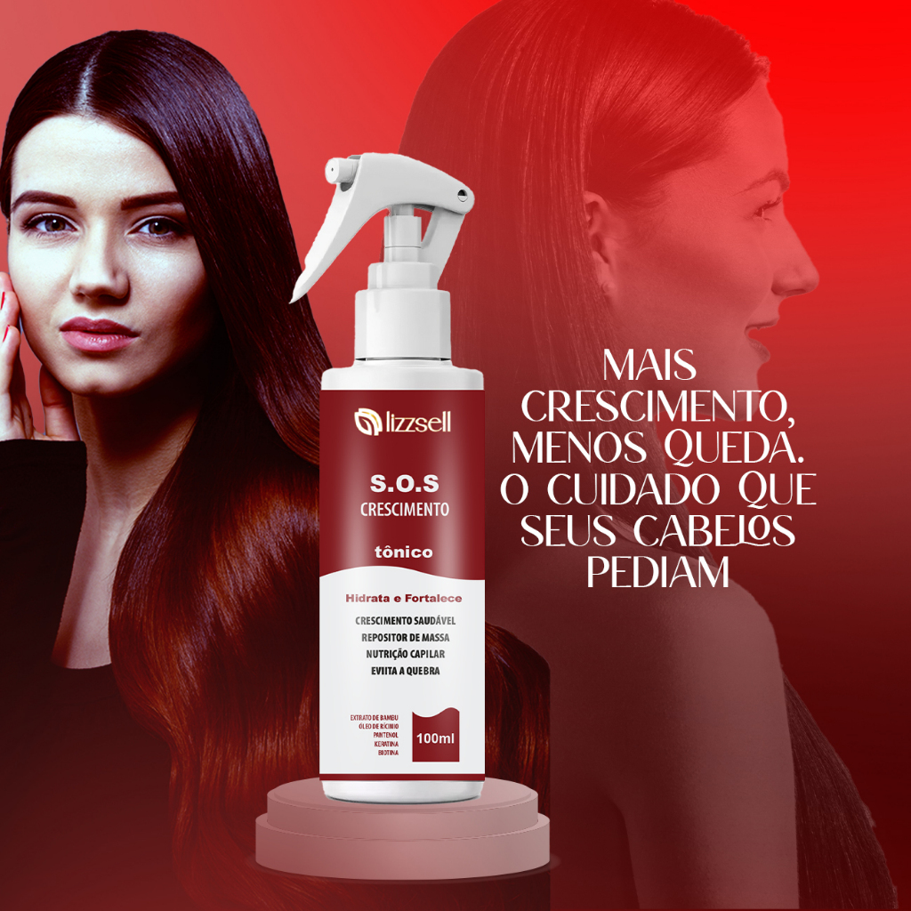 Somente Tonico 100ml - Novo Sos Crescimento Capilar Anti Queda E Falhas - Autentico em Oferta na Shopee