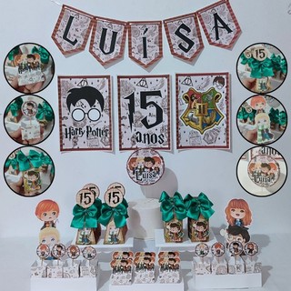 Kit Festa Completa Harry Potter/Só um bolinho/Aniversário/Mesversario/Personalizados