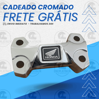 Cadeado Mesa do Guidao Titan Fan Start Cg 150/160 Cromado arrojado esportivo 2025 Não enferruja em Oferta na Shopee