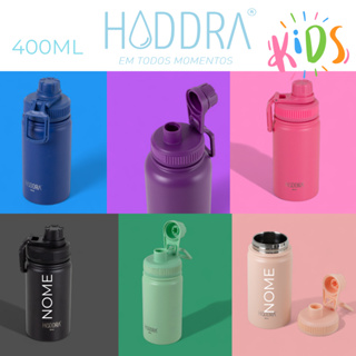 Garrafa PersonalizadoTérmica Hiddra 400ml Infantil Portátil Mini Color em Oferta na Shopee
