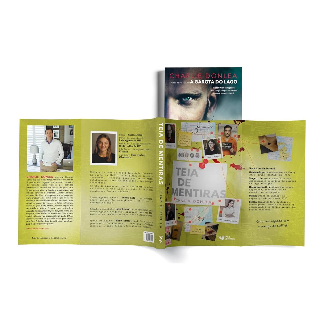 Livro - Teia de Mentiras - Lançamento de Charlie Donlea