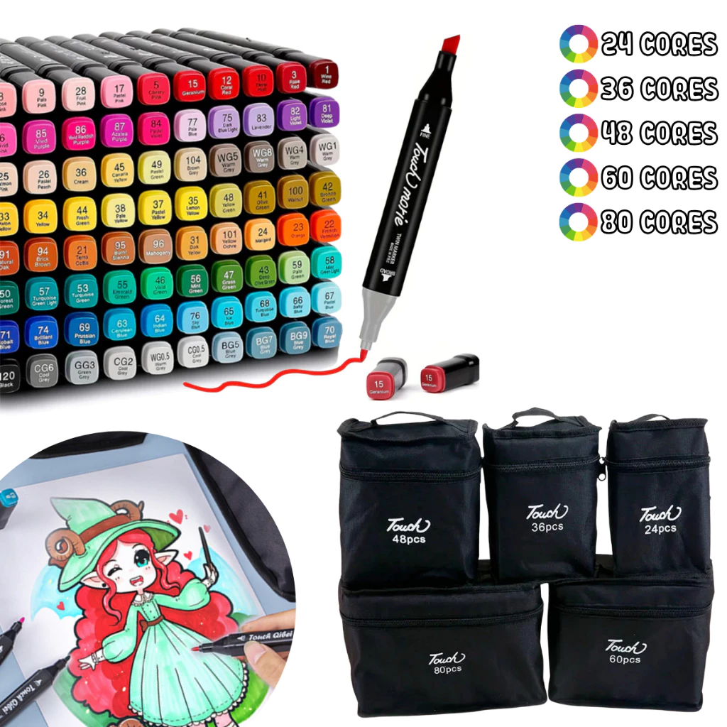 Estojo de Canetinhas Coloridas: Onde Comprar | BuscaProdutos