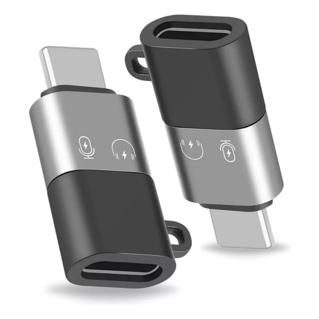 Adaptador De Lightning Para Usb C Para iPhone 15 16 Microfone lapela carregamento OTG