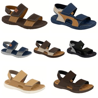 Sandália Papete Infantil Juvenil Menino Molekinho Casual Conforto com Velcro em Oferta na Shopee