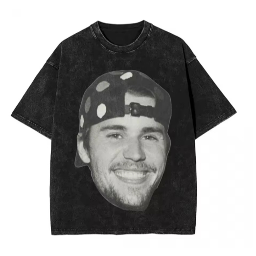Camiseta Camisa Blusa Algodão Unissex Justin Bieber Rosto Lança,ento
