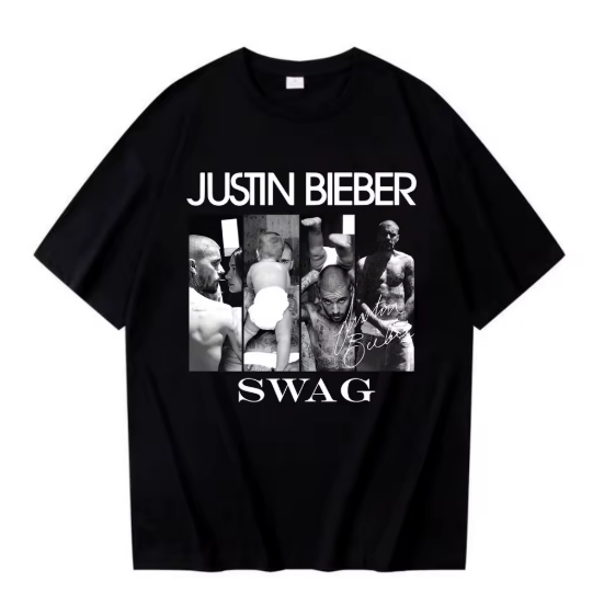 Camiseta Camisa Blusa Algodão Unissex Justin bieber swag 2025 álbum Lançamento
