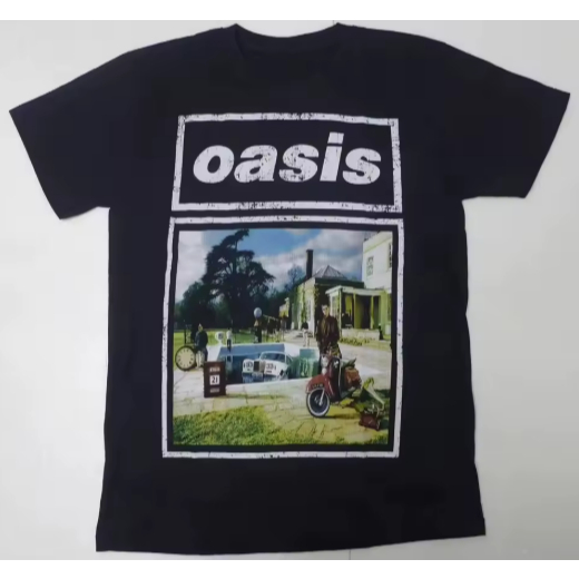 Camiseta Camisa Blusa Algodão Unissex Oasis Lançamento Banda