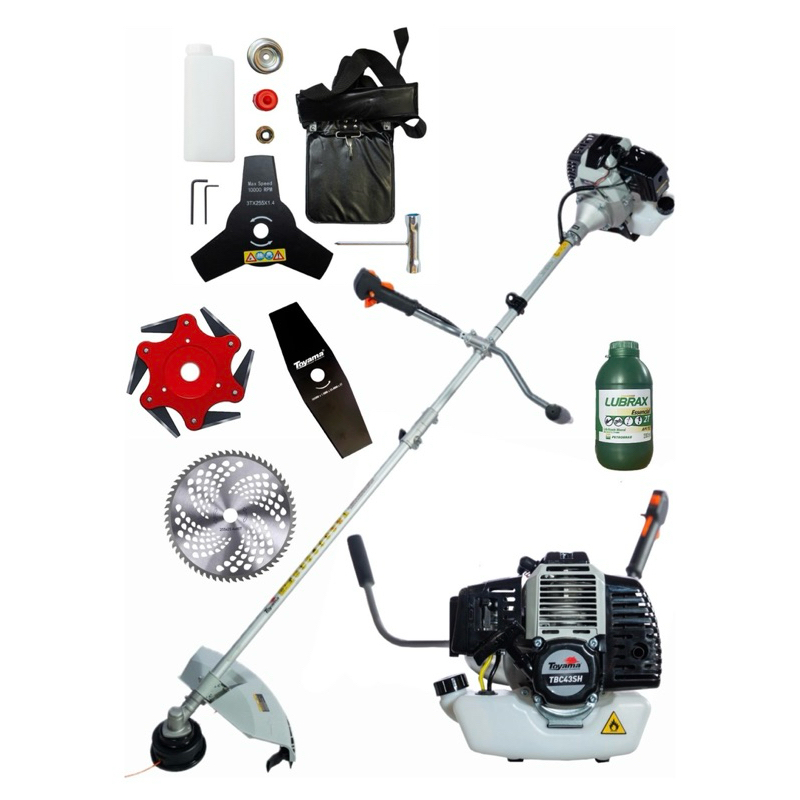 Roçadeira Aparador Toyama Profissional Compacta Kit Completo em Oferta na Shopee