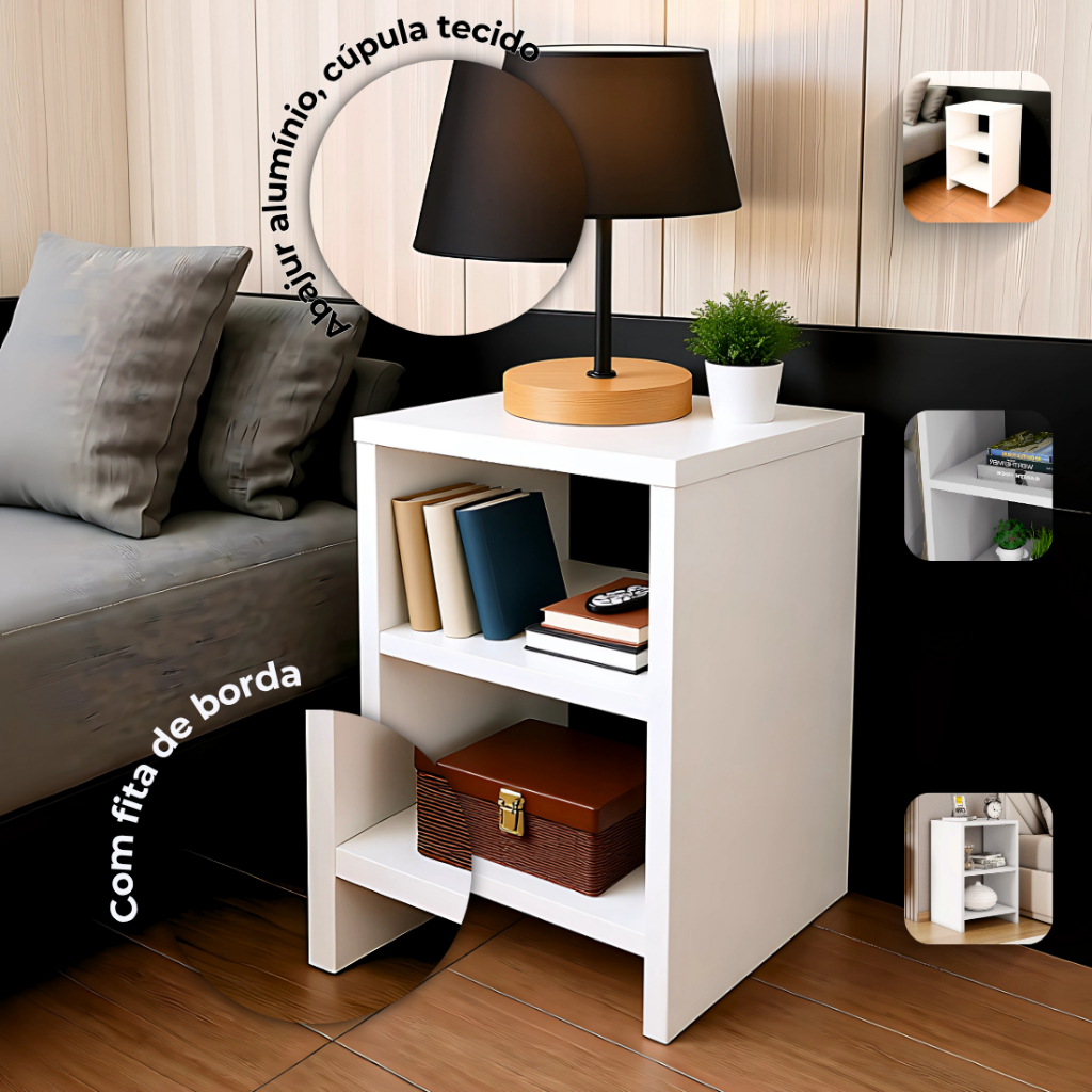 Criado Mudo para Quarto de Casal Branco: Onde Comprar | BuscaProdutos