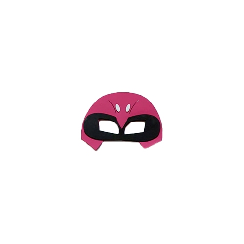 Máscara Power Rangers Rosa EVA Para Complemento de Fantasia em Oferta na Shopee