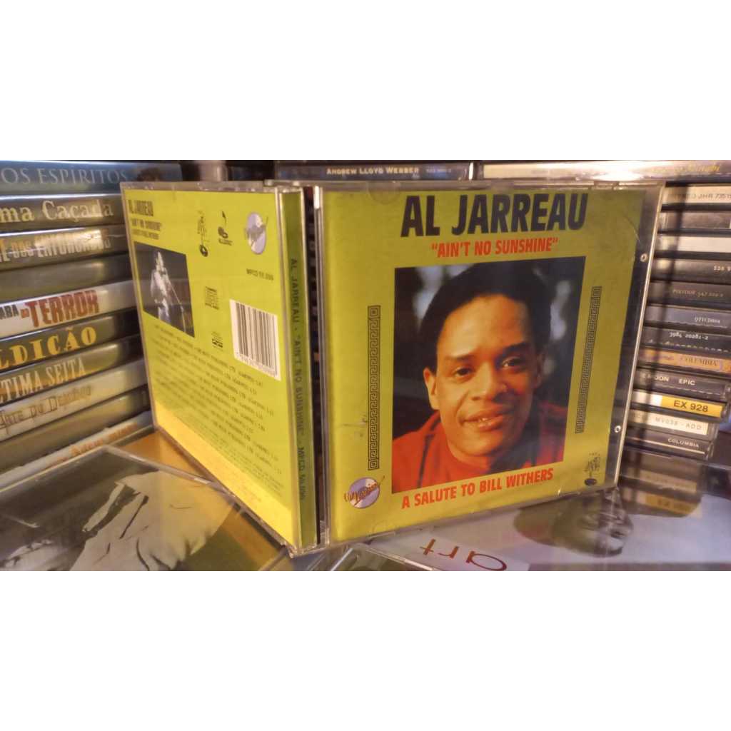 Cd Al Jarreau- Ain't No Sunshine- A Salute To Bill Whiters -Ótimo estado 1995