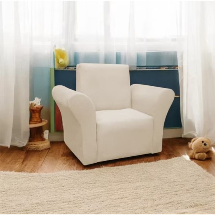 🛋️ Mini Sofá Poltrona Infantil Cor Bege - Mini Sofá dos Sonhos | 2-5 Anos com Estilo & Conforto!