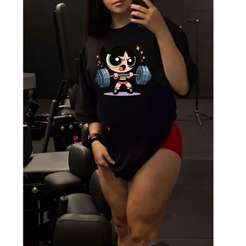 Camiseta Camisa Blusa Estampada Meninas Super Poderosas Treino 100% Algodão T-shirt Masculina Feminina