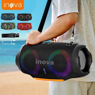 Inova caixa de som bluetooth tws Luz RGB Xtreme 4 Pen Drive FM Tipo-C Resistente A Água IPX6 Caixinha de Som Boombox em Oferta na Shopee