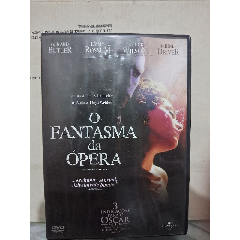 Dvd O Fantasma da Opera Gérard Butler Original