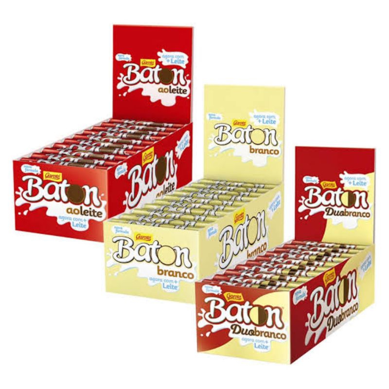 Baton Garoto chocolate ao leite DP C/30
