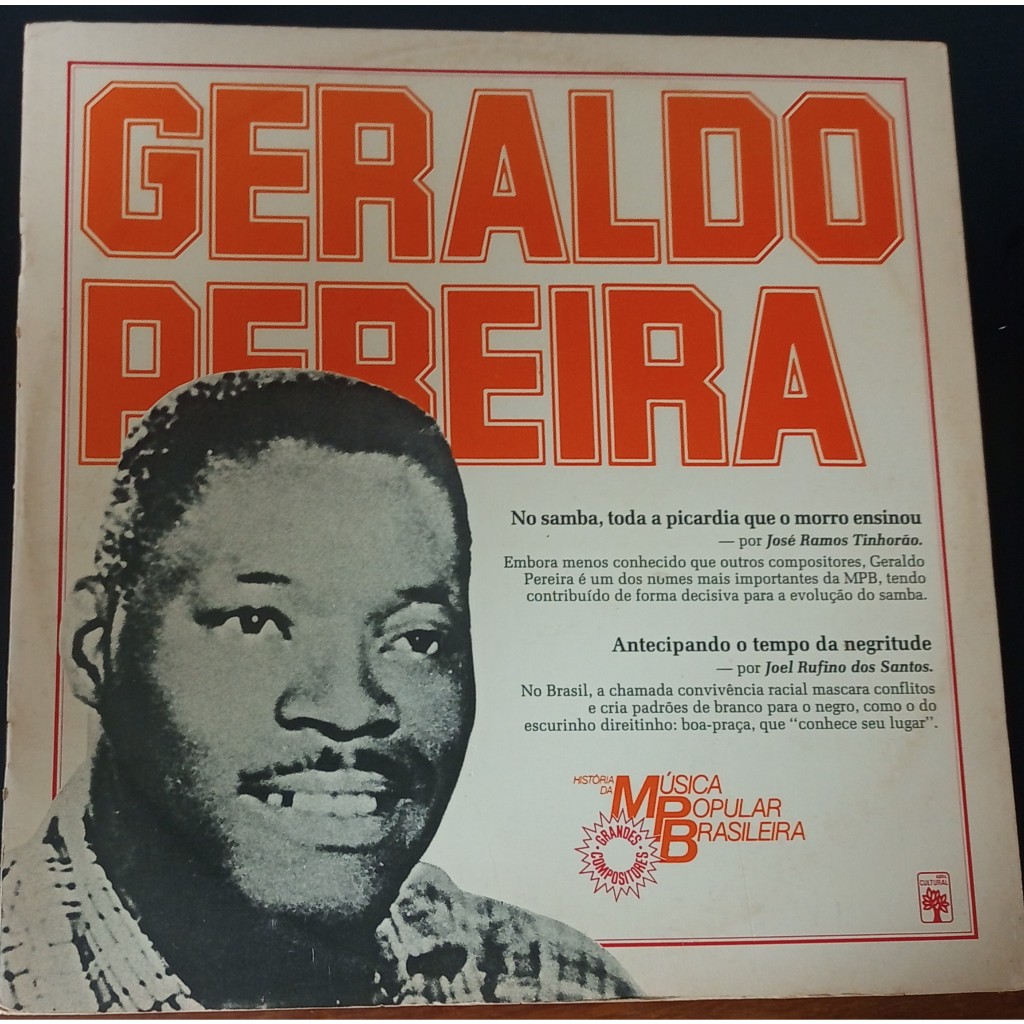 LP Geraldo Pereira Coleção Música Popular Brasileira Samba MPB.