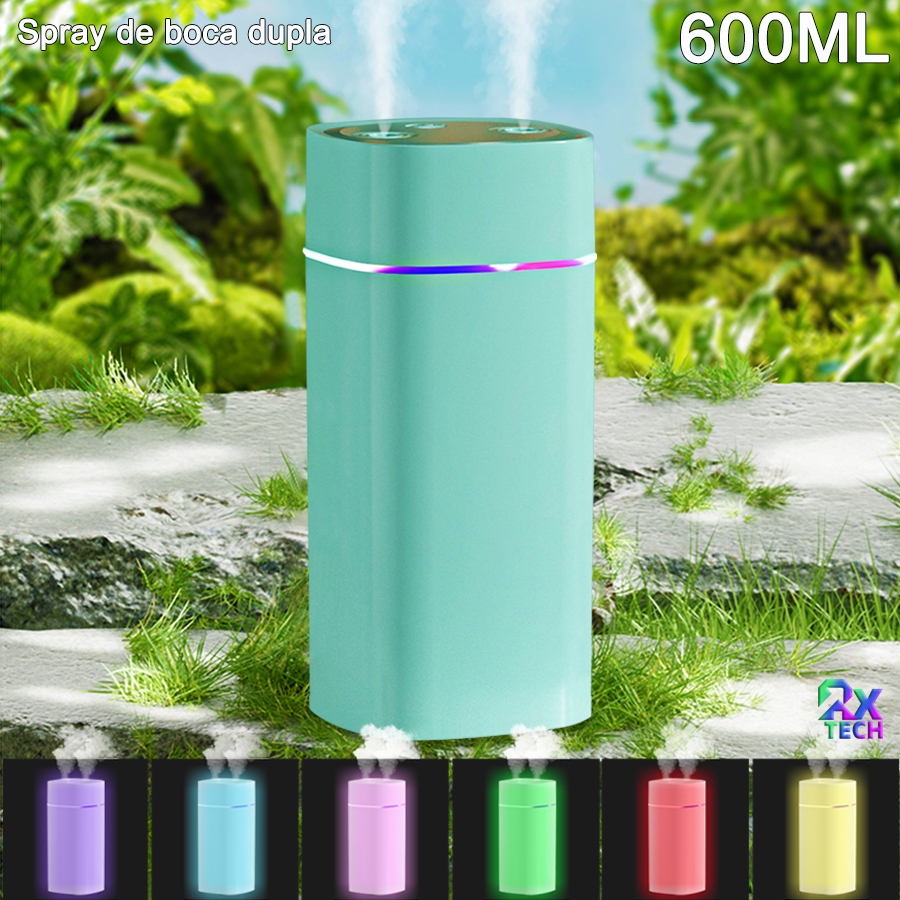 Umidificador De Ar E Aromatizador Grande Bicos Dupla Difusor Aromatizador De Ambiente Purificador De Ar