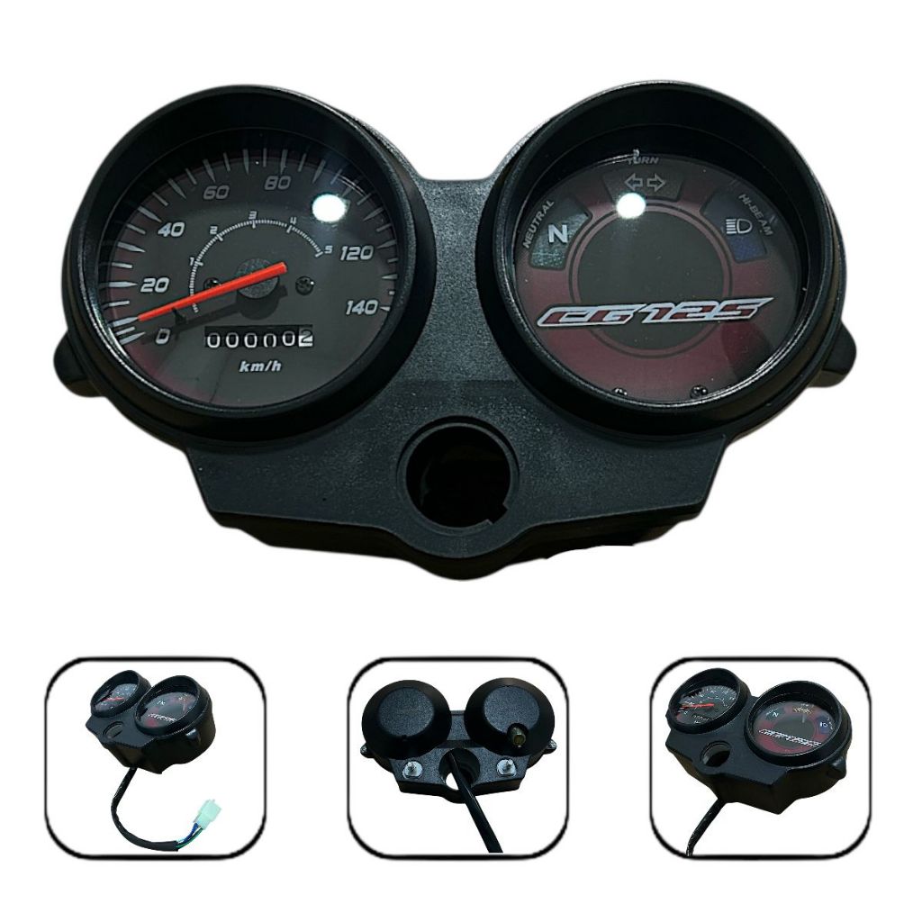 Painel C/Chicote Completo P/Moto Honda Cg 125 Fan 2009 Até 2013
