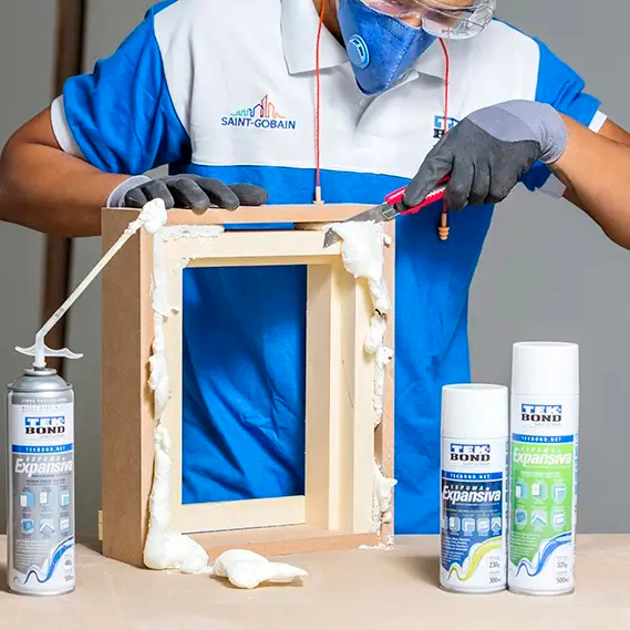 Espuma Expansiva Uso Geral TEKBOND 500ml Construção Janela Porta
